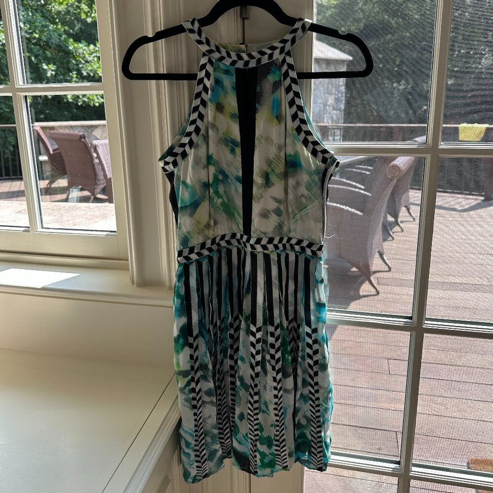 Parker Selita Geometric Print Dress size XS